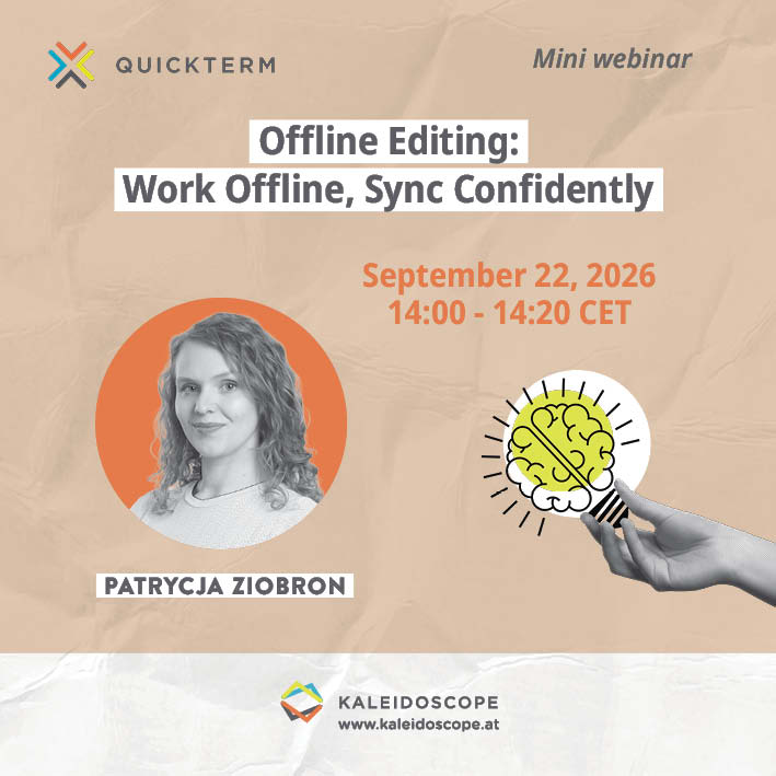 Offline Editing Webinar
